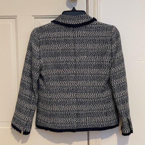 J. Crew Tweed Fringe Blazer - Picture 6 of 8